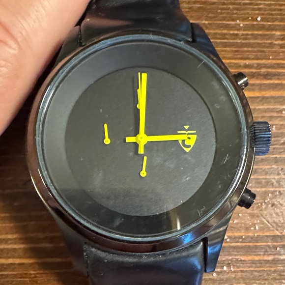 Black and Yellow men's Croton watch - Picture 1 of 5